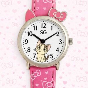 New Pink Cat Watch